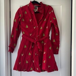 Kiel James Patrick Christmas print holiday flannel dress small